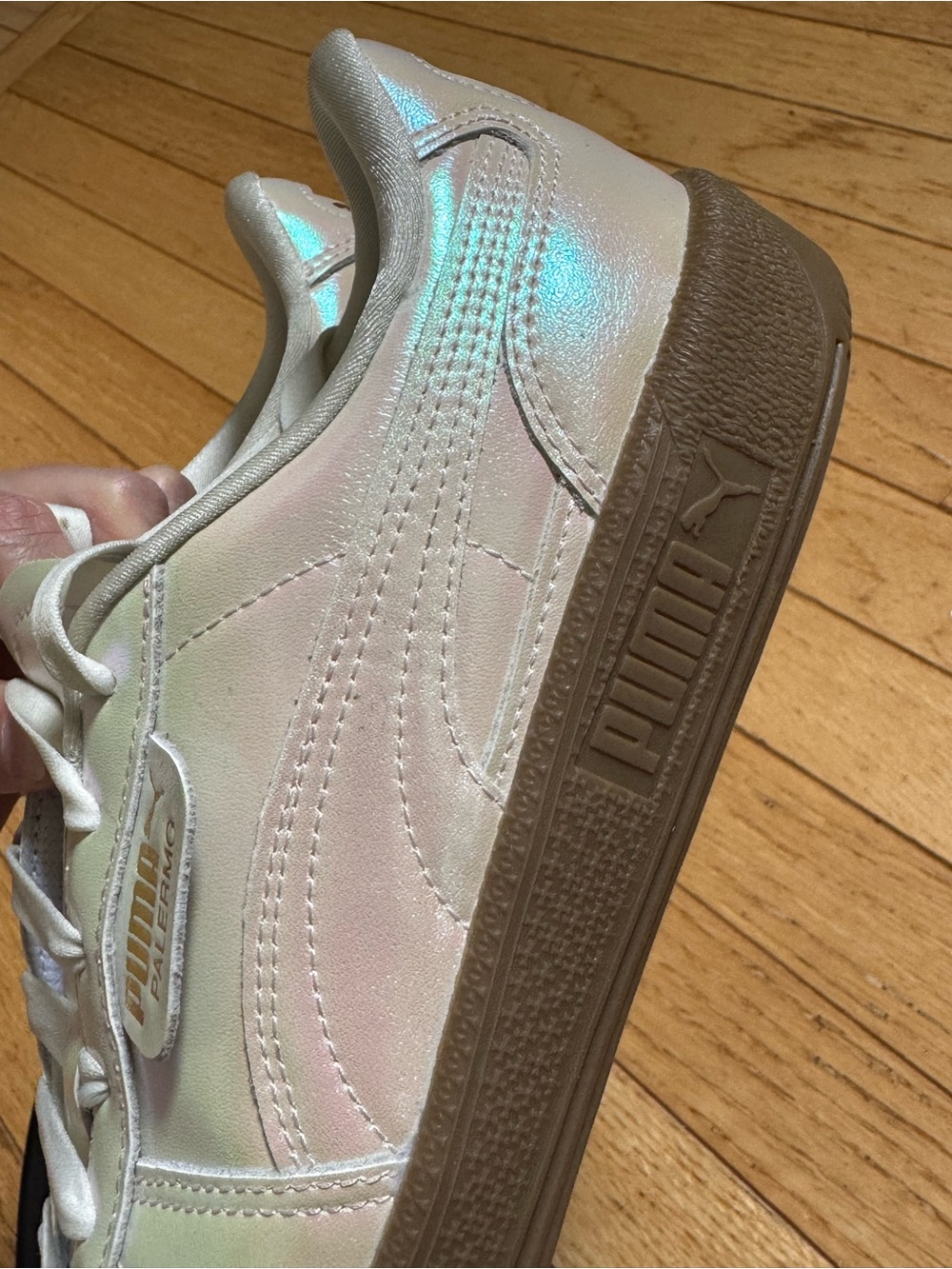 Puma Iridescent Lace-Up Sneakers - Picture 15 of 16